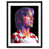 Luka Modric pop art portrait thumbnail