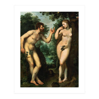 Peter Paul Rubens / 'Adam and Eve', c. 1597, Oil on panel, 180 x 158 cm. Pieter Paul Rubens. (Print Only)