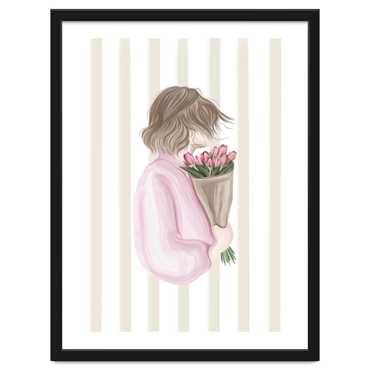 The Girl With The Tulips