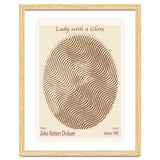 Lady With A Glove – John Robert Dicksee (before 1905) thumbnail