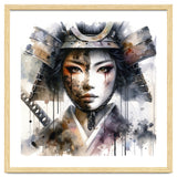 Ink Veil Asian Warrior Woman Portrait thumbnail