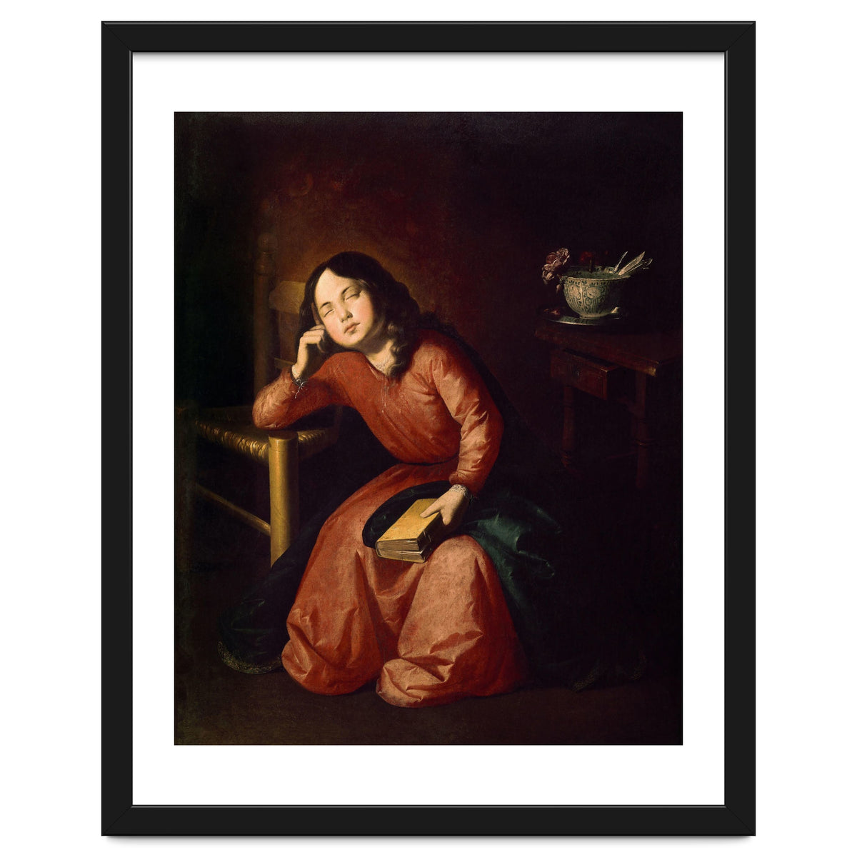 Child Madonna Asleep. La Virgen niña dormida. 1664. Jerez de la Frontera collegiate church.