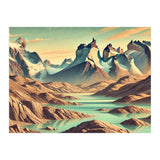Vintage Chile, Torres Del Paine Poster (Print Only) thumbnail
