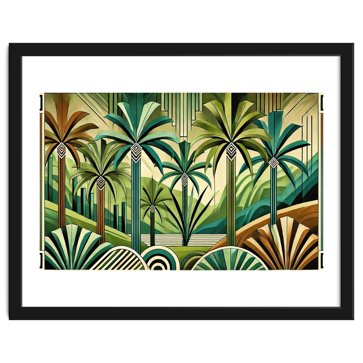 Tropical Art Deco Oasis