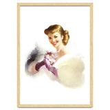 Beautiful Smiling Lady In White thumbnail
