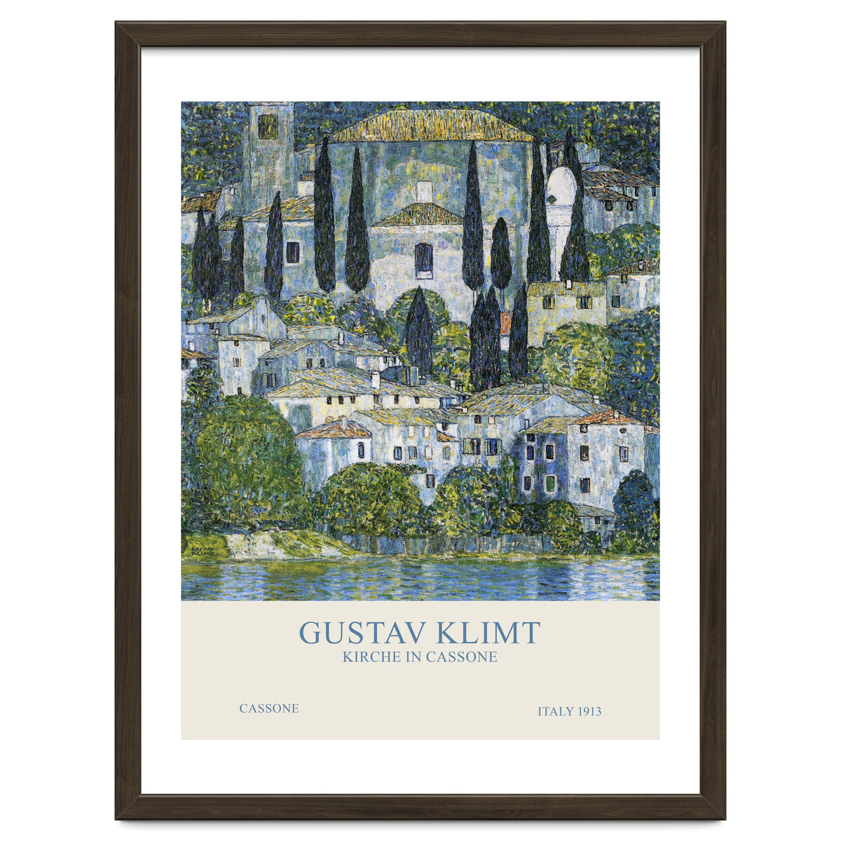 Gustav Klimt - Kirche in Cassone