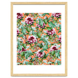 Frosty Florals || #society6 #decor #buyart thumbnail