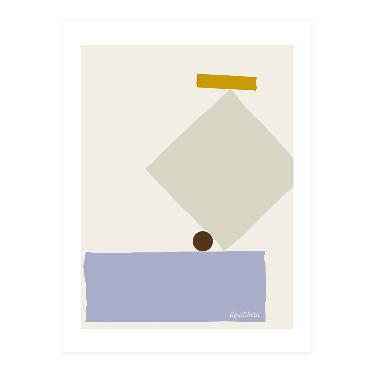 expectant iteration equilibrist (Print Only)