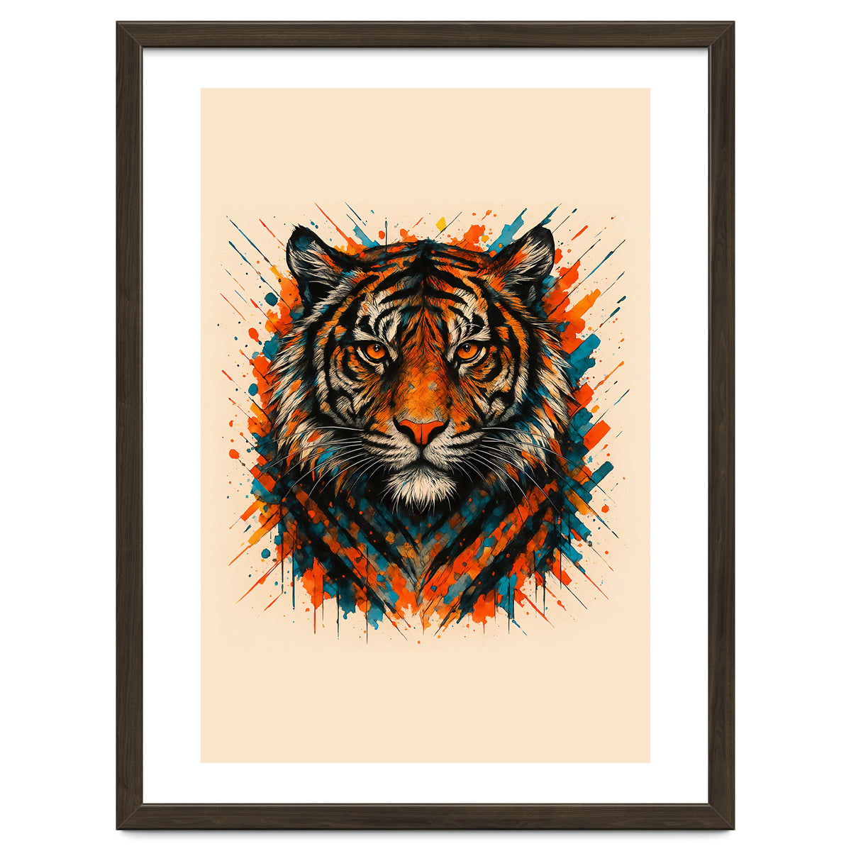 Tiger Animal Watercolor