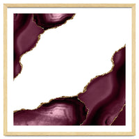 Burgundy & Gold Agate Texture 22