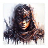 Armored Medieval Warrior Woman (Print Only) thumbnail