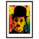 Charlie Chaplin Colorful Abstract Art thumbnail