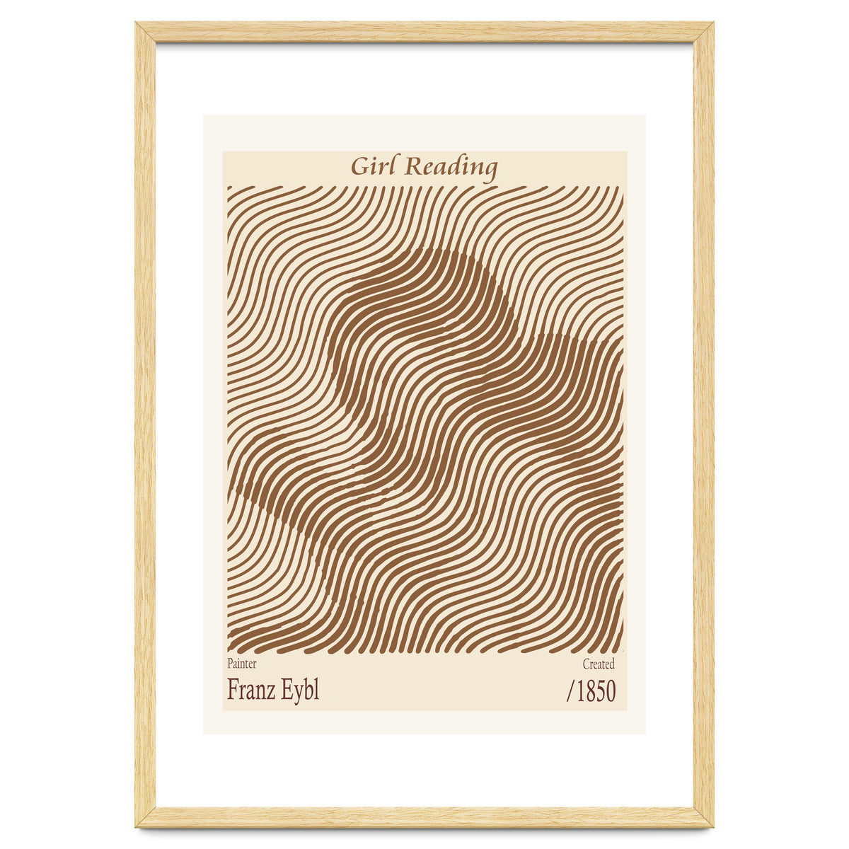 Girl Reading – Franz Eybl (1850)
