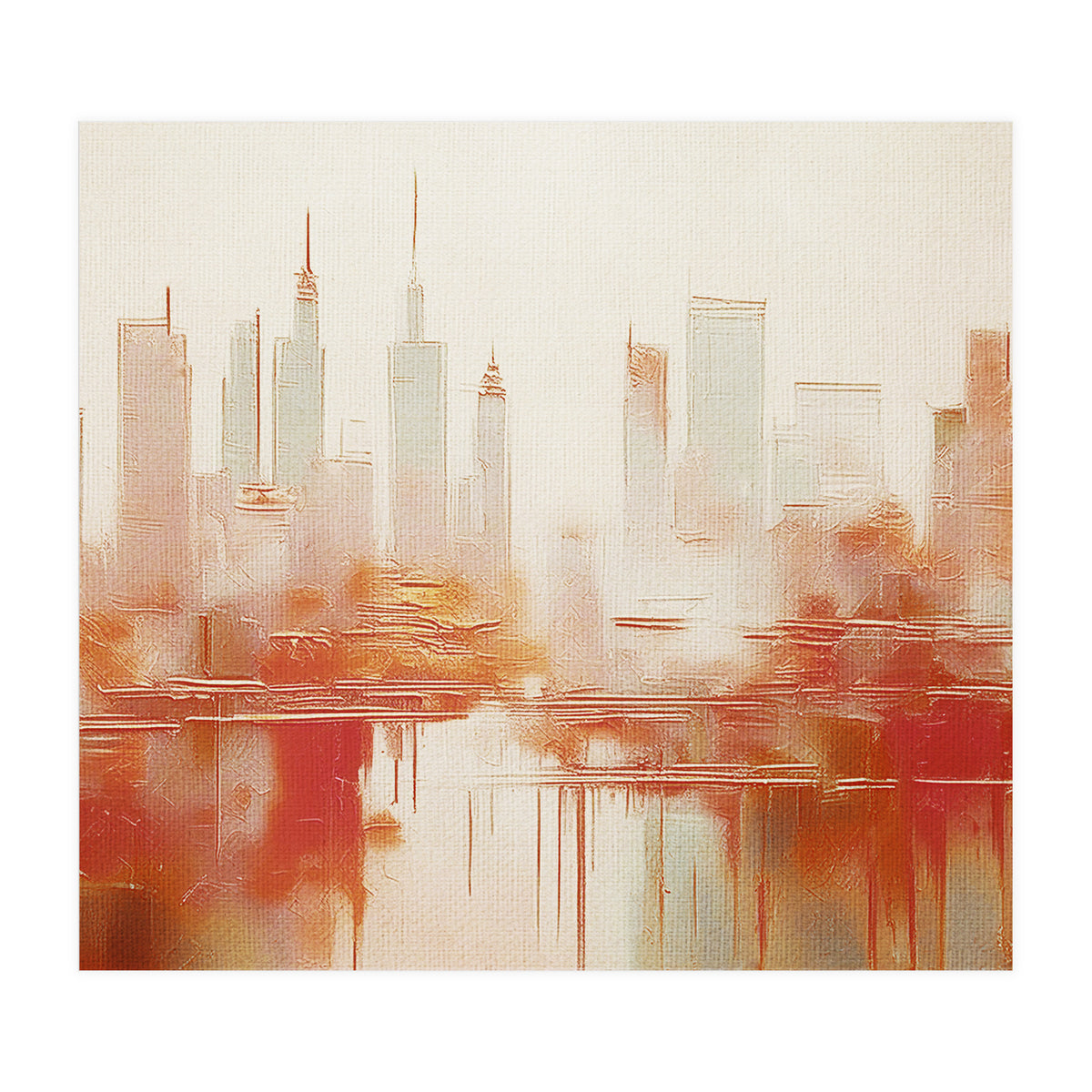 Buildings At Dusk 04 (Print Only)