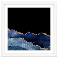 Navy & Gold Agate Texture 10