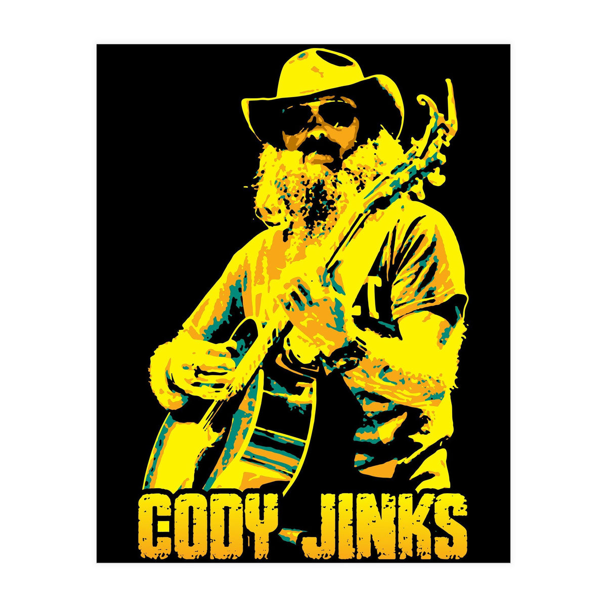 Cody Jinks Outlaw Country Music  (Print Only)