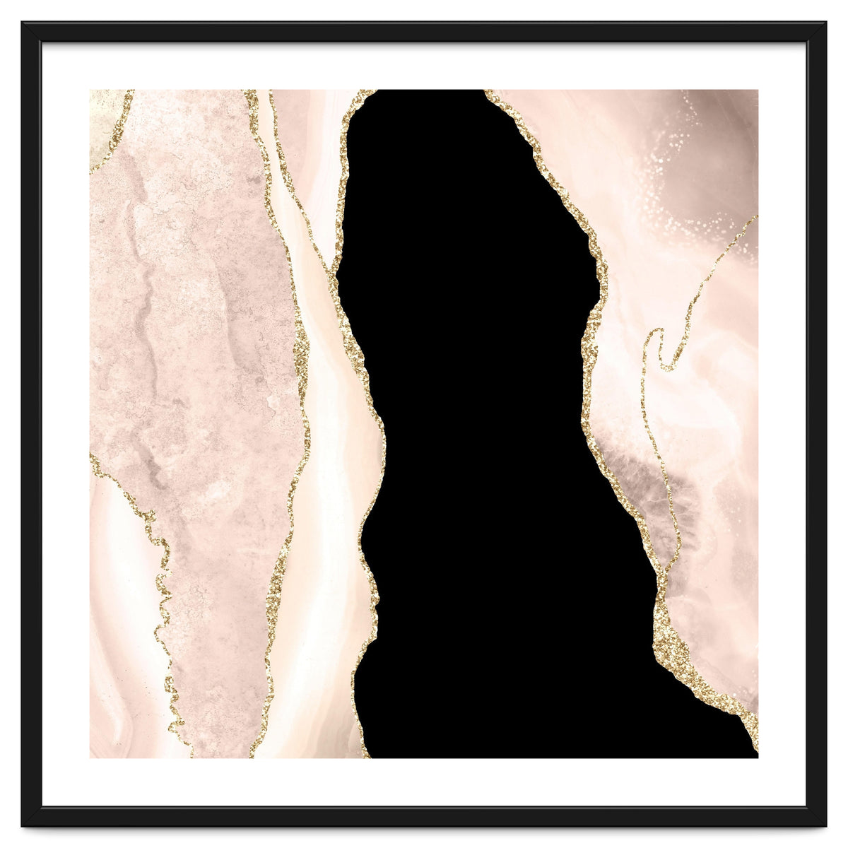 Ivory & Gold Agate Texture 02