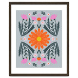 Orange Flower with pink buds thumbnail