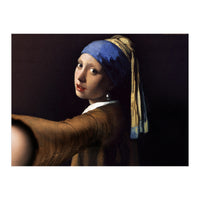 Girl With A Pearl Earring - Vermeer - Selfie (Print Only)