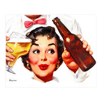 Pinup Beer Lover (Print Only)
