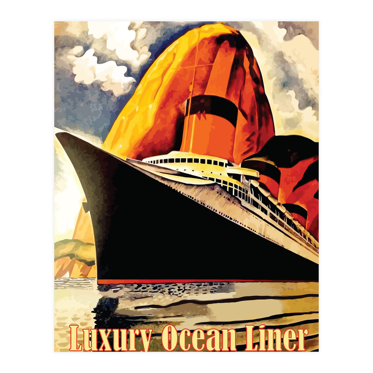 Luxury Ocean Liner (Print Only)