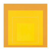 JOSEF ALBERS - HOMAGE TO THE SQUARE ORANGE YELLOW  (Print Only)