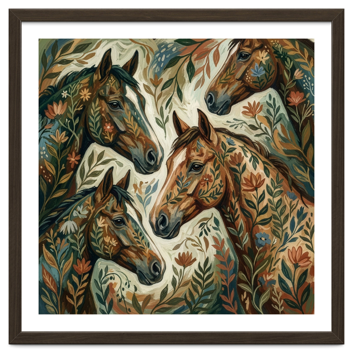 Wild Horses In Bloom