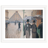 Gustave Caillebotte: Rue de Paris, temps de pluie - Paris Street in Rainy Weather, 1877. thumbnail