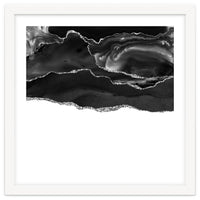 Black & Silver Agate Texture 05