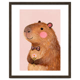 Capybara Kindergarten Nursery Art thumbnail