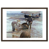 'Valencian Fishermen', 1895, Oil on canvas, 65 x 87 cm. thumbnail