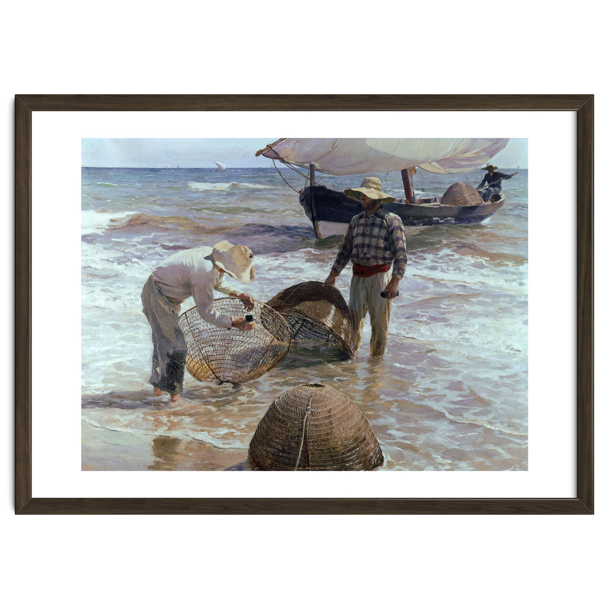 'Valencian Fishermen', 1895, Oil on canvas, 65 x 87 cm.