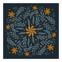 Circular Flowers 1  (Print Only)