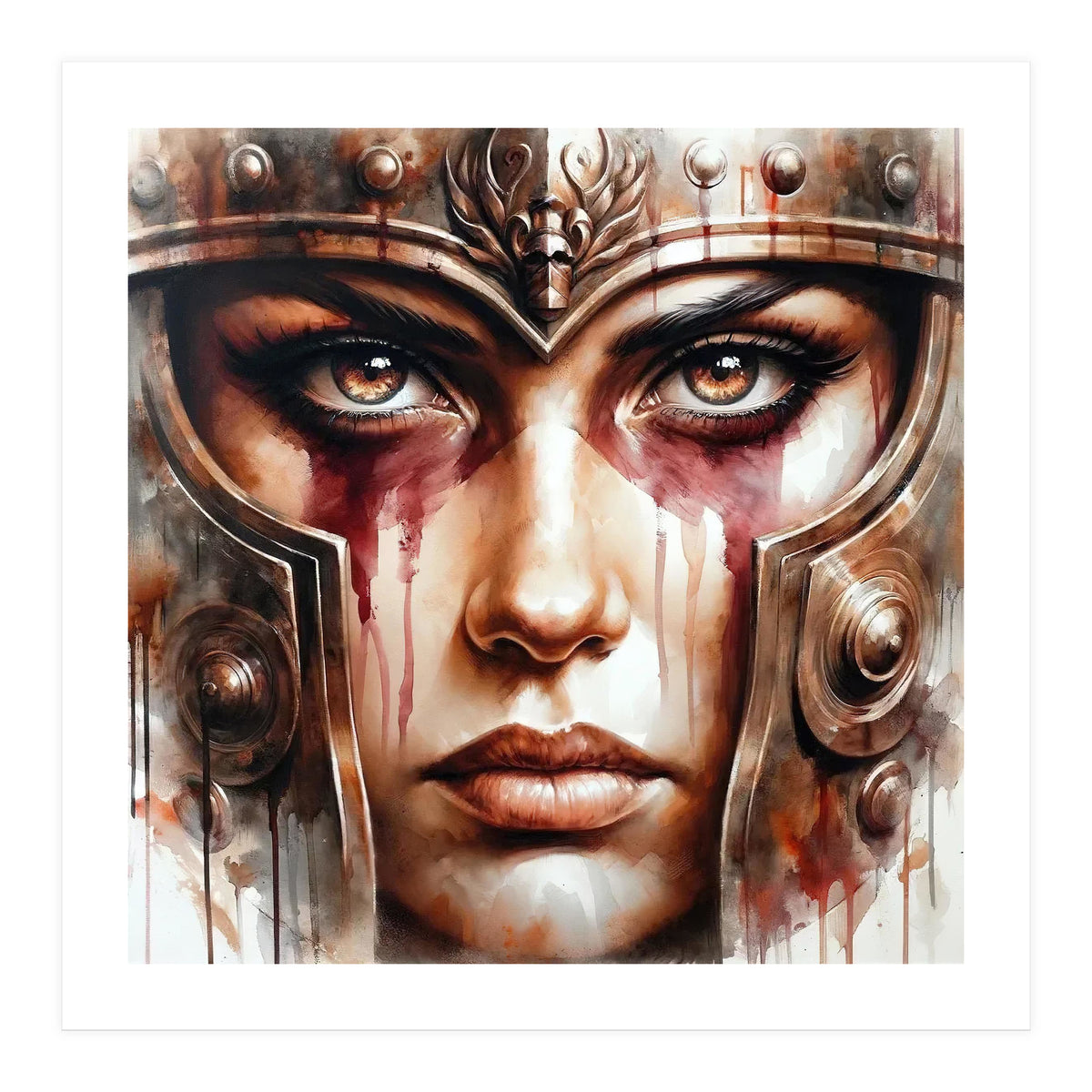 Iron Helm Warrior Queen (Print Only)