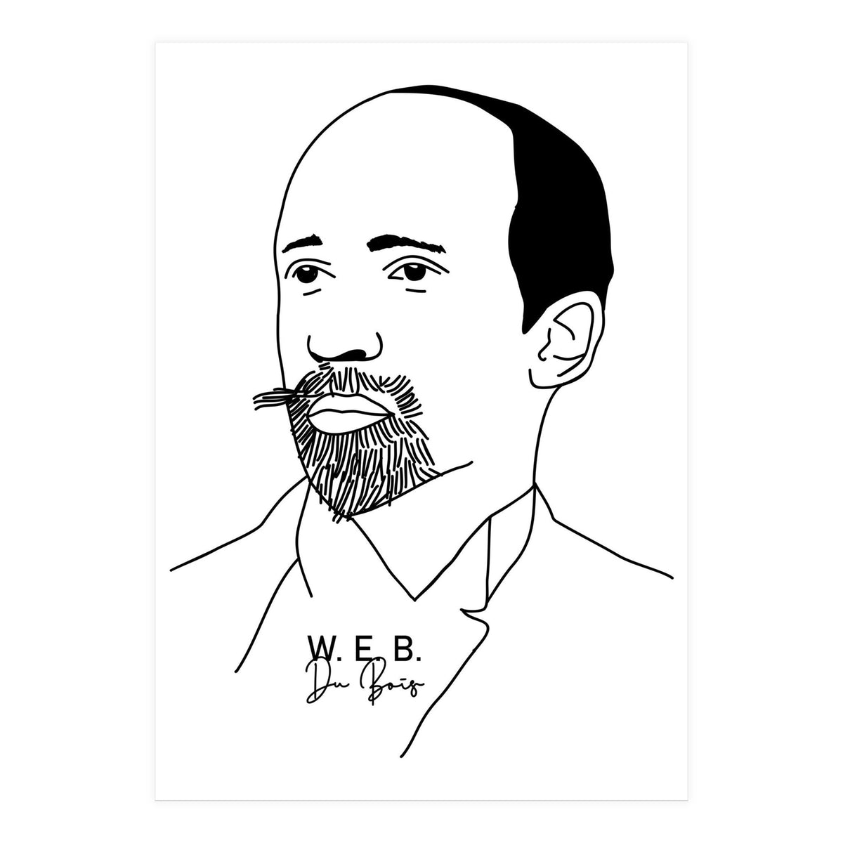W. E. B. Du Bois Pan-Africanist Civil Rights Activist. (Print Only)