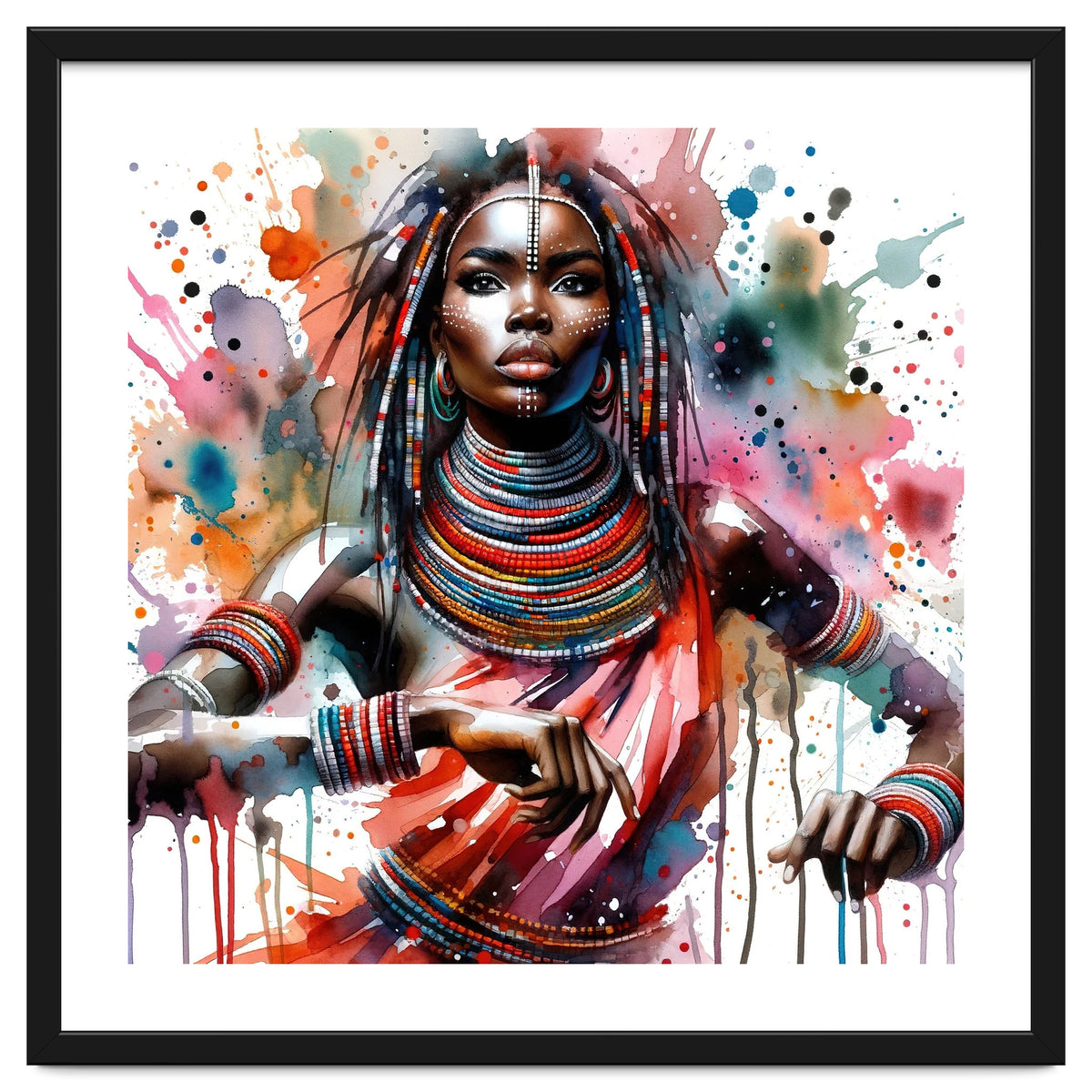 Beaded Majesty Dancer Portrait