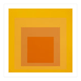JOSEF ALBERS - HOMAGE TO THE SQUARE YELLOW ORANGE 2. HIGH RESOLUTION (Print Only) thumbnail