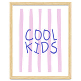Cool Kids Club, Fun Playful Quote Print for Kids Room and Playroom Decor thumbnail