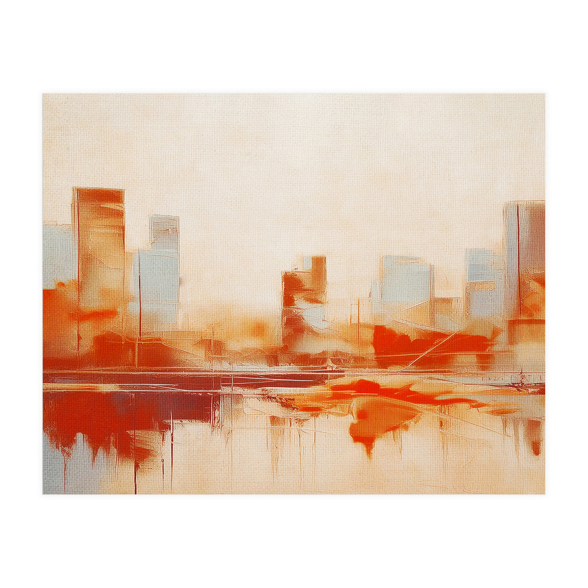 Buildings At Dusk 02 (Print Only)