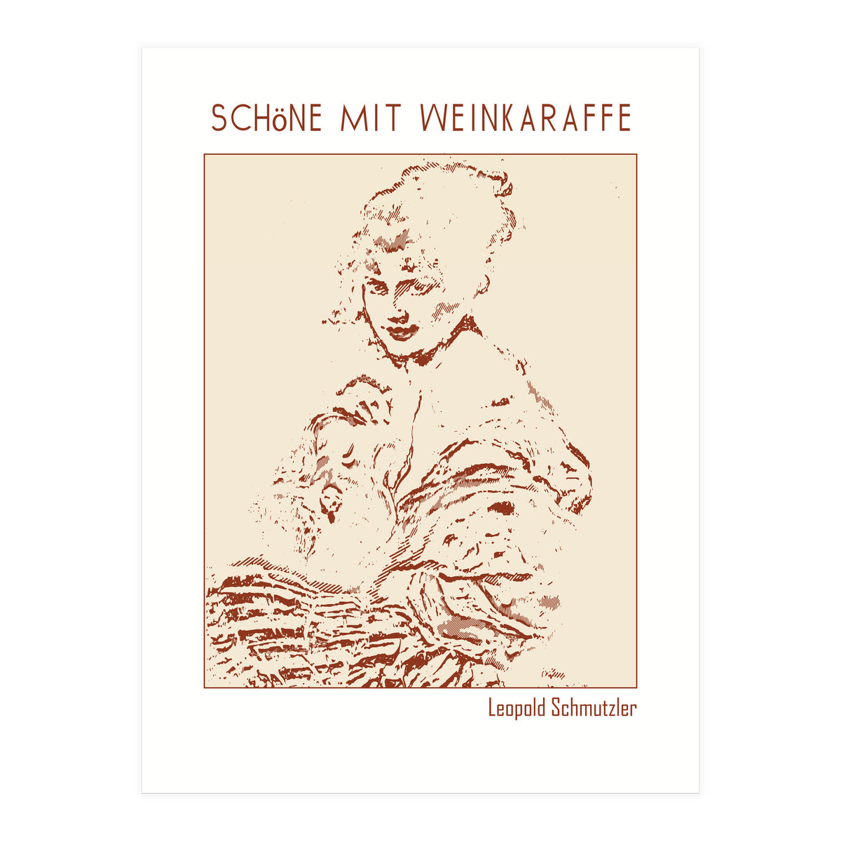 Schöne Mit Weinkaraffe – Leopold Schmutzler (Print Only)