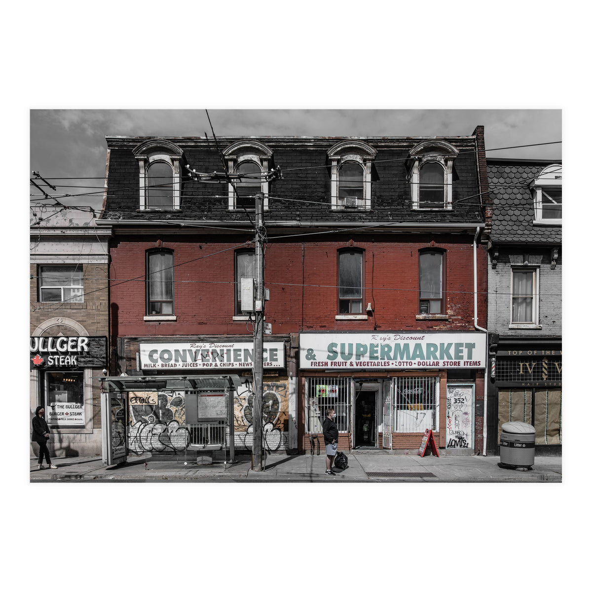 Nos 350 - 352 Queen St E 1 Color Version (Print Only)