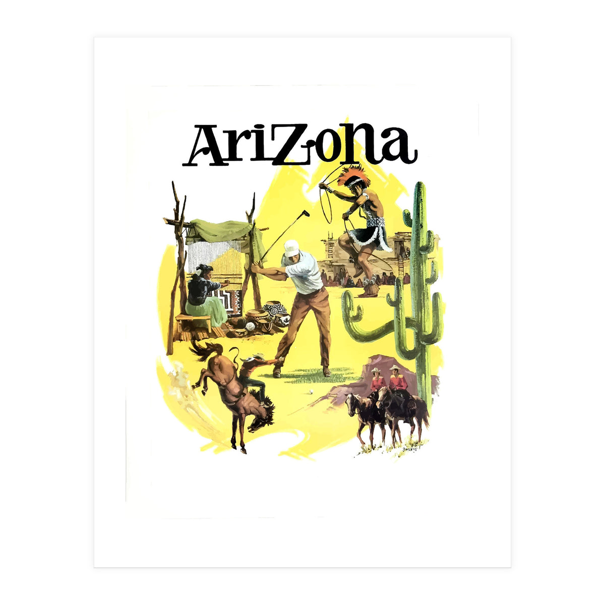 Arizona, Tourist Attractions (Print Only)