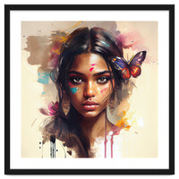 Watercolor Hindu Woman #1