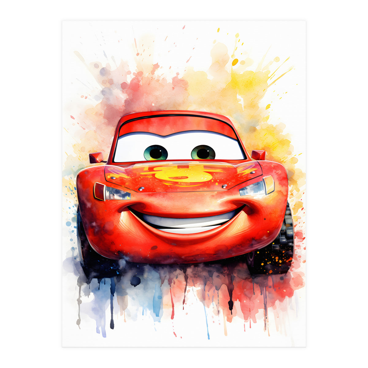 Car Mcqueen (Print Only)