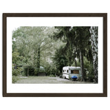 Travel trailer in the green garden thumbnail