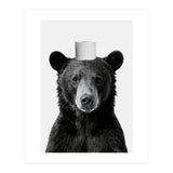 Bear, Toilet Paper Crown, Nursery Animal Art for Children (Print Only) thumbnail