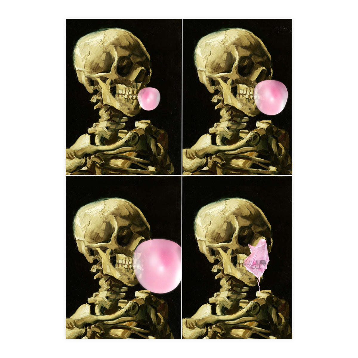 Skull Gum Explosion (Print Only)
