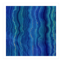 Blue Agate Texture 09 (Print Only)