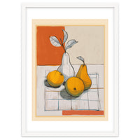 Modern Pear Still Life