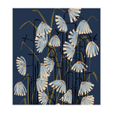 Linocut flower meadow blue (Print Only) thumbnail